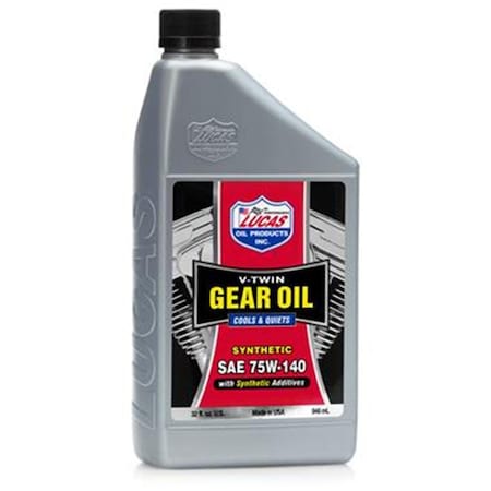 Lucas Oil 10791 Synthetic Sae 75W-140 V-T Gear Oil L44-10791